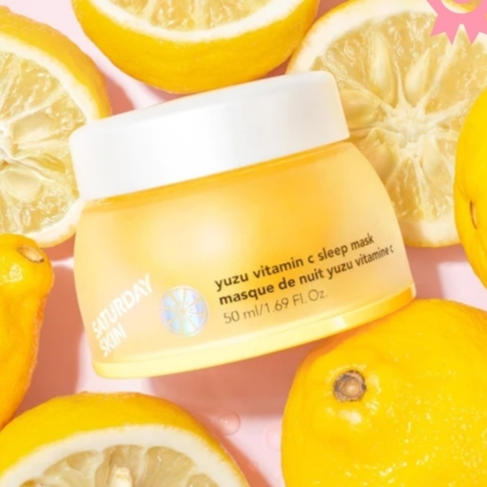 BNIB Saturday Skin Yuzu Vitamin C sleep mask